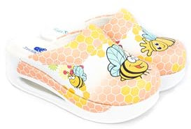 Terlik Sabo Air ST207 Max Sabots Mules Chaussons Chaussures en Cuir, Femme, Abeille, EU 41