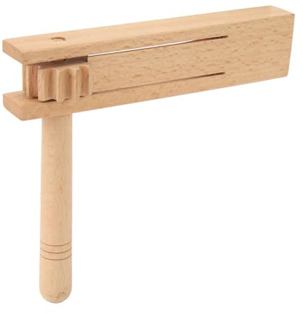 Jectse Ratschen-Geräuschmacher aus Holz, Spielzeug aus Birkenholz mit Hervorragendem Klang für Spiele, Sportveranstaltungen, Feiern