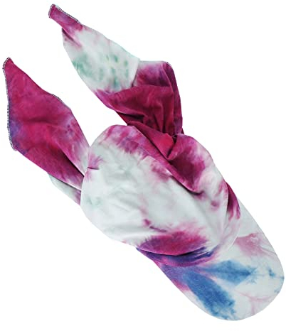 KBOPLEMQ Gebetskleidung für Frauen Turban Kappen Hijab Kopftuch Kopfbedeckung Haartuch Frauen, Islamische Kopfbedeckung Halstuch Beanie Cap Knot Mode Plissee Boho Turban Hut Mütze