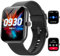 Smart Watch for Men Women, Answer/Make Calls,[1.91HD Screen] Smart Watches for iPhone/Samsung/Android, Alexa Built-in,Fitness Watch with Heart Rate Sleep SpO2 Monitor,IP68 Waterproof, 100+ Sports
