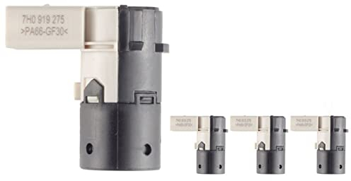 4 Stück Auto-Parksensor 7H0919275/7H0919275C/7H0 919 275 C, für Audi A4 A6 A8 S4 RS4, für VW T5 Polo 2002–2012, 4 Stück