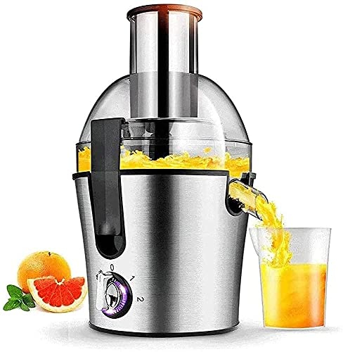 NSTVVEE Presse-Agrumes, extracteur de jus, Presse-Agrumes centrifuge à 3 Vitesses pour Fruits et légumes, Presse-Agrumes Puissant avec Fonction d'impulsion Plus, Facile à Nettoyer Gratuite