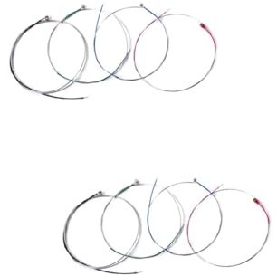 ibasenice 8stücke e d g Violin-saiten Aus Metall Hochwertige Ersatzsaiten Für Geige Für Musiker Die Klare Klänge Und Volumen Suchen Langlebig Für Harmonische Melodien