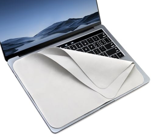 2PCS 13 Inch Screen Keyboard Imprint Protection Cleaning Cloth, Microfiber Liner Laptop Keyboard Cover Cloth Screen Protector Cleaning Cloth for MacBook Pro 13 MacBook Pro 14 MacBook Air 13