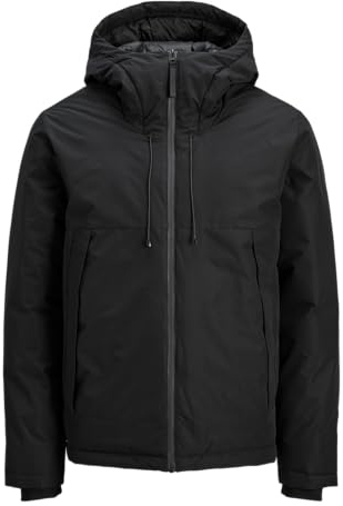 JACK & JONES Herren Jcounion Light Padded Blocking Jacket, Black, m