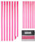 TMEOG Strandtuch Mikrofaser 180x80cm Badetuch Strand Badehandtuch Groß Sandfrei Schnelltrocknendes Strandhandtuch Dünn Strandlaken Leicht Beach Towel für Damen Herren(Rosa Streifen)