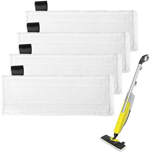 1 Pack Microfibre Steam Cleaner Pads Compatible with Karcher EasyFix SC2, SC3, SC4, SC5 Nozzle, Floor Cloth Cleaning Pad Cover Replacement team Mop Cleaner Spare Parts Accessorie