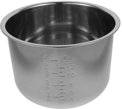 PEPLAYTAL Revestimiento para Olla Arrocera De Acero Inoxidable De Doble Revestimiento Interior para Cocina De Hogar Reemplazo De Olla Interior para Arrocera