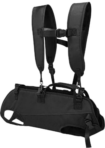 Sac à Dos de randonnée pour Chien, Sangle de Transport Horizontale réglable et Portable pour Chien, vêtements et Accessoires multifonctionnels pour Voyage, randonnée, vélo, Urgence, Sport, extérieur