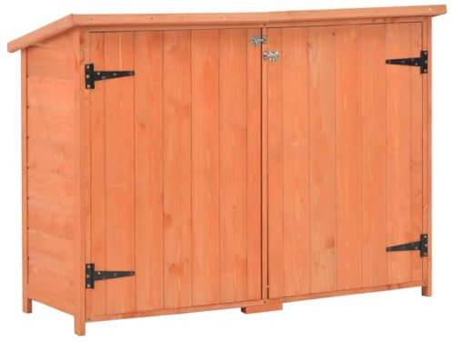 Rasen & Garten - Outdoor Wohnen - Outdoor Strukturen - Schuppen - Garagen & Carports - Garten Lagerschuppen 128x42x91cm Holz