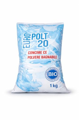 Ossian Europolt POLTI 20 – Poltiglia Rame 20% con Boro - Poltiglia Bordolese Effetto Fungicida - Concime per Vite, Olivo, Orto e Frutteto - Contro Oidio Peronospora (1 KG)