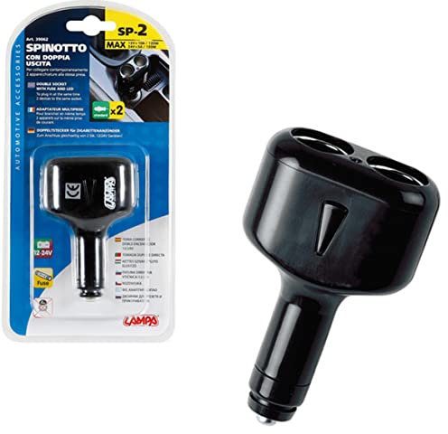 Lampa 3906.2 Doppelsteckdose für Zigarettenanzünder 12 V