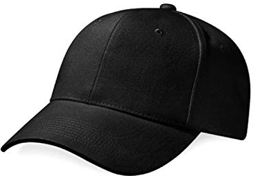 Beechfield B065.FNA-STO Pro-Style Heavy Brushed Cotton Mütze, Schwarz, Einheitsgröße