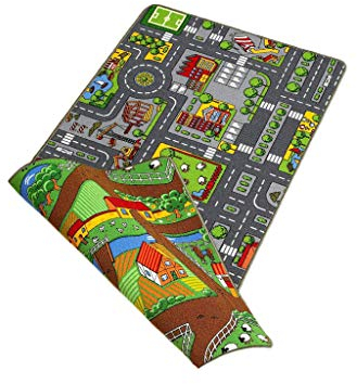 Eduplay 110188 Duoplay Spielteppich, 100 X 190 cm