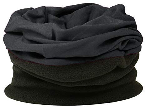 RockJock Women neck warmer, scarf, hat, hood, snood - reversible