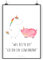 Mr. & Mrs. Panda DIN A4 Poster Einhorn Schwein - Geschenk, Einhorn Deko, Wandposter, Schweinchen, Wanddeko, Küchenposter, Kunstdruck, Einhörner,