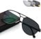 Reading Glasses with Transition Photochromic, aspheric hard resin bifocal lens Outdoor Readers Aviator Sunglasses for UV400 /Anti Glare/ in Reading Magnification 1.00 to 3.00 strength,Black,+2.0
