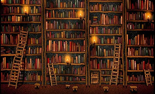 Fototapete Design Moderne Tapete Bücher Bücherregal Bücherregal Tapete Bibliothek Studie Tv Hintergrund Wand Schlafzimmer Büro Lounge Wand Dekoration -430x300CM-XXXL