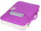 Estink Cartella Portadocumenti A4 con Cerniera, Impermeabile Cartelle Portadocumenti da Viaggio con Numerosi Vani e Maniglia Leggera, per Smartphone, Tablet, Notebook, 35 x 25 x 3,5 cm(Viola)