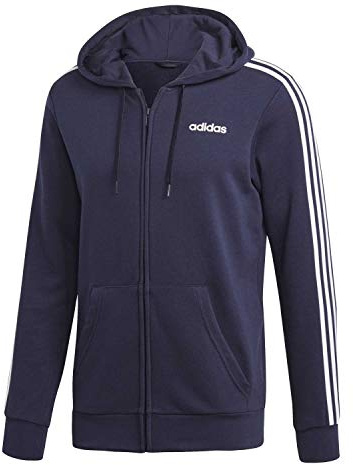 Adidas Essentials French Terry 3-Streifen Kapuzensweat Legink/White XL