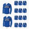 AK Giftshop Football Birthday Cupcakes Cake Food Decorations Picks Toppers - (pack of 14) (BLUE Colours)