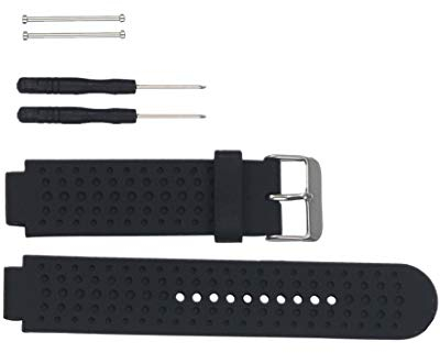 Huwokxix Armband Kompatibel mit Garmin Approach S20 S5 S6,Verstellbares Silikon Sport Strap Ersatzband für Approach S20 S5 S6 Watch (Schwarz)