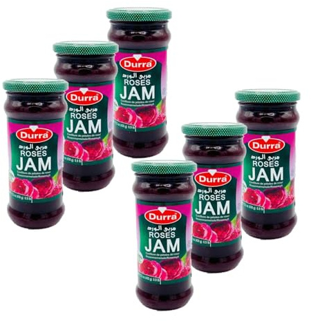 Lot 6x Confiture de rose - Durra - pot 430g