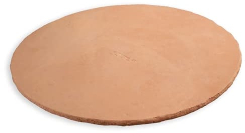 Megashopitalia Galleta de casapulla con piedra refractaria para pizza, horno y horno Saputo, fabricada en Italia (redonda, diámetro 31/27 x altura 2 cm)