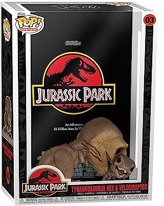 Funko Pop! Movie Poster: Jurassic Park - Tyrannosaurus- Figurine en Vinyle à Collectionner - Idée de Cadeau - Produits Officiels - Jouets pour Les Enfants et Adultes - Movies Fans