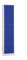 Schrank & Stuhl Schließfachschrank | Fächerschrank mit 5 Abteilen und Zylinderschlössern, 190 x 41,5 x 45 cm, Lieferung komplett montiert, Grau/Blau