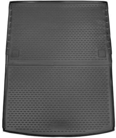 Kofferraummatte Kofferraumwanne für VW Caddy 2020-2025 Gummi TPE Schwarz