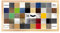 Colorello Deluxe Puzzlerahmen 37,5x98 cm Bilderrahmen Farbe Gold Glanz Hintergrund Weiss Kunstglas klar