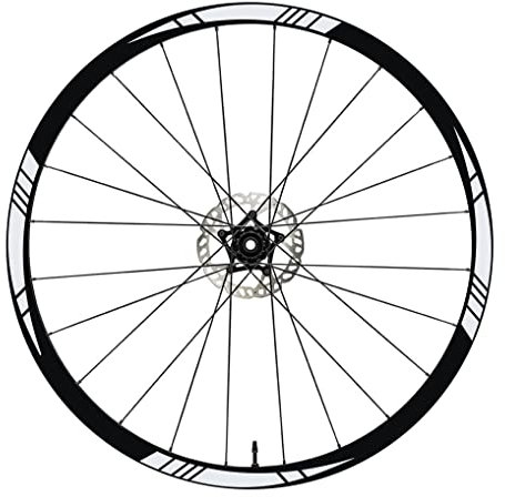 DualColorStampe Adesivi Cerchi Bici 26'' - 27,5'' - 28-29'' Pollici Ruota Bici MTB Bike Stickers Cerchi MTB B0006 (28-29'' Pollici, Bianco 10)