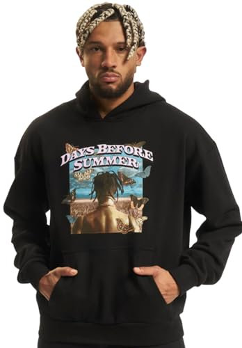 Mister Tee Herren Kapuzenpullover Days Before Summer Oversize Hoody Black XXL