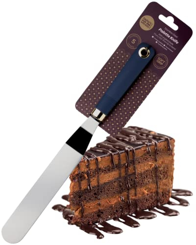Grand couteau à palette pour la cuisson – Passe au lavevaisselle Flexible et taille parfaite pour glaçage des cupcakes, petits pains et pâtisseries Résistant aux odeurs, aux taches et à la chaleur