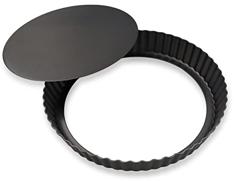 SZCXDKJ Moule à 20 cm Parfait pour Quiche Gateau Plat à Fond Amovible