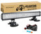 SKYWORLD LED Scheinwerfer Offroad 58cm 144W LED Arbeitsscheinwerfer mit 12V Kabelbaum, Starke Magnet halterungen für SUV ATV UTE Traktor LKW PKW 4x4 Auto Fahrzeuge, 6000K Weiß Arbeitslicht