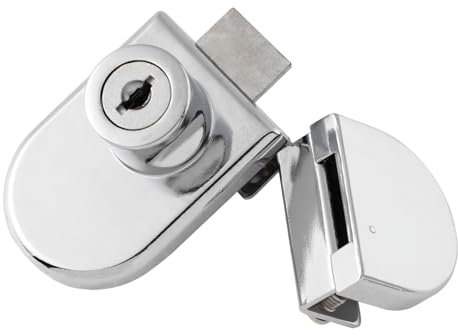 DOITOOL 1pc Sicher -legierung Türschloss Schrank Schloss Latch für Glas Möbel Haushalt Telefon Zähler