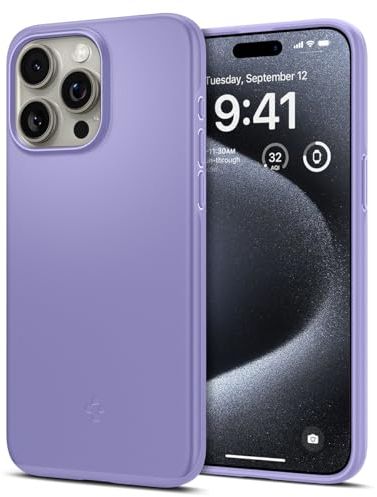 Spigen Thin Fit Case Compatible with iPhone 15 Pro - Iris Purple