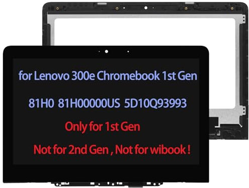 Original New Screen Replacement for Lenovo 300e Chromebook 1st Gen 81H0 81H00000US 5D10Q93993 LCD Touch Screen Display Digitizer Assembly