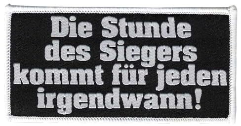 Die Stunde des Siegers Aufnäher/Patch zum annähen, aufnähen | passend für Böhse Onkelz Musik-Fanbekleidung