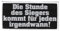 Die Stunde des Siegers Aufnäher/Patch zum annähen, aufnähen | passend für Böhse Onkelz Musik-Fanbekleidung