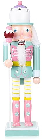 RORPOIR Turchese 25 Centimetri Schiaccianoci Soldati 1 Pz Piccolo Schiaccianoci Divertente Schiaccianoci Per Bambini Schiaccianoci Desktop Schiaccianoci Ufficio Decorazioni Da Tavola