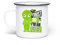 Trust Me I'm An Alien Ufo Conspiracy Außerirdischer Alien - Emaille Tasse -Einheitsgröße-White