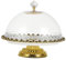KIUGOP Kuchenhaube Keramik Kuchenplatte Glas, Kuchenglocke Ständer Tortenständer Glashaube Lebensmittel Abdeckung Für Hochzeit Geburtstag Party,A