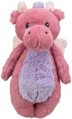 Trixie Hundespielzeug Drachen, zum gemeinsamen Spielen, mit Sound – 27 cm | Kuscheliger Spielgefährte aus weichem Plüsch – zum Schmusen, Tragen und Spielen für Welpen und erwachsene Hunde