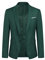 YOUTHUP Blazer da Uomo Giacca da Abito con 2 Bottoni Formale Monopetto Slim Fit Elegante Giacche da Smoking, Verde Scuro, 3XL
