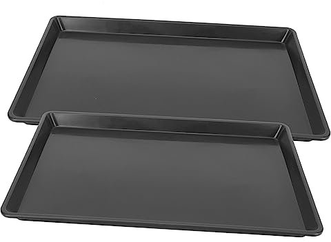 HOUDERCO 2St Käfigfach zum Ersetzen Hasen zubehör für den käfig kaninchenstall zubehör Meerschweinchen-Käfigmatte Haustier Käfige Häschenkäfighalter Ersatzschale für Hundebox Plastik Black