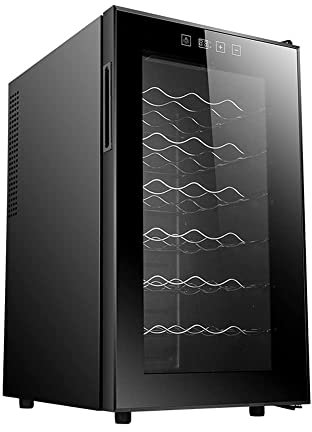 IUBGFTO 68L Wine Cooler/Fridge Beverage Refrigerator Small Mini Red & Cellar Beer Soda,Digital Temperature Display, Double-layer Glass Door, Quiet Operation Compressor