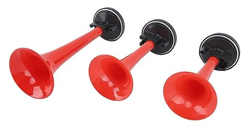 Kit de Corne de Musique Musicale, 3 Trompette 12v 125db La Cucaracha Sound Horn avec Compresseur et Tuy